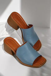 Sandale piele naturala Viva Albastra image 0