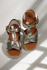 Sandale piele naturala Vesper Gold image 2