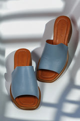 Sandale piele naturala Viva Albastra image 1