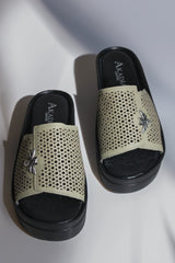 Papuci piele naturala Bosphorus 3 Verde