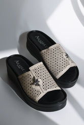 Papuci piele naturala Bosphorus 3 Bej