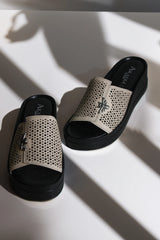 Papuci piele naturala Bosphorus 3 Bej