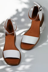 Sandale piele naturala Brisa Alba image 1