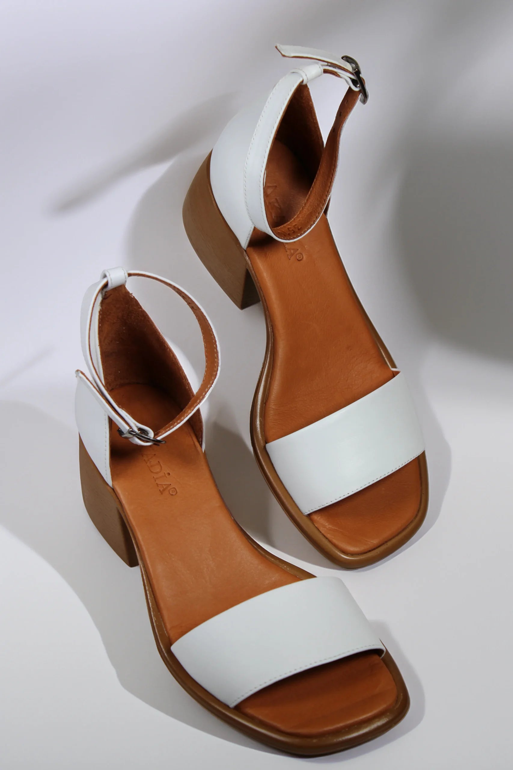 Sandale piele naturala Brisa Alba image 0