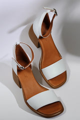 Sandale piele naturala Brisa Alba image 0