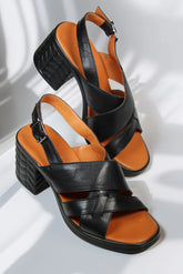 Sandale piele naturala Orion Negru image 0