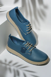 Pantofi piele naturala Colin Albastru image 0