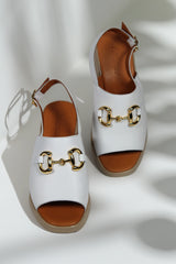 Sandale piele naturala Ventus Alb image 2