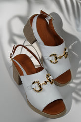 Sandale piele naturala Ventus Alb image 0