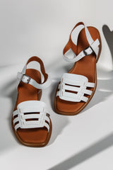 Sandale piele naturala Caleta Alba image 3