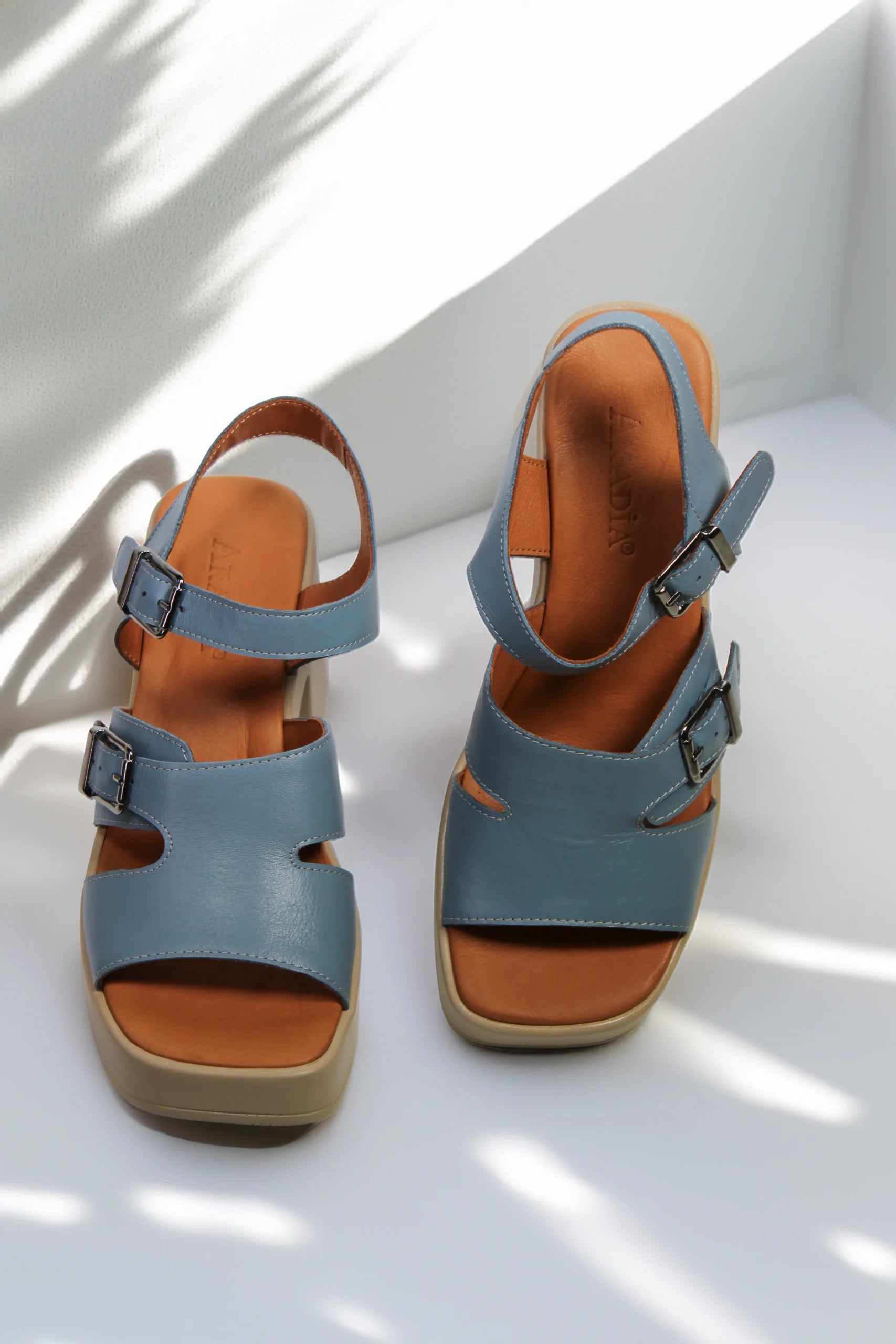 Sandale piele naturala Bruma Albastra image 2