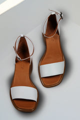 Sandale piele naturala Brisa Alba image 2