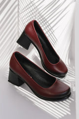 Pantofi cu toc piele naturala Helena Bordo image 1
