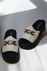 Papuci piele naturala Bosphorus 2 Bej