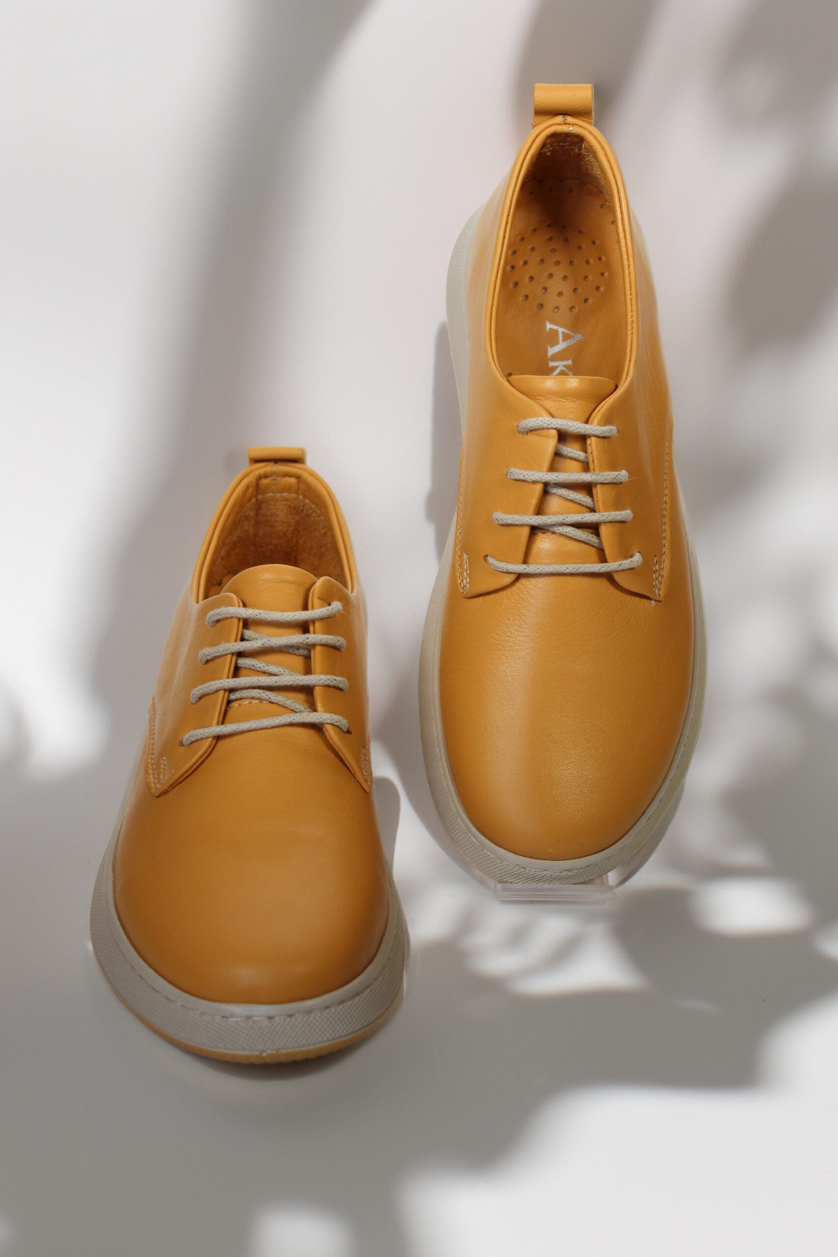 Pantofi piele naturala Colin Mustar Galben image 2