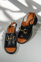 Sandale piele naturala Ventus Negru image 1