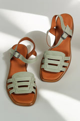 Sandale piele naturala Caleta Verde image 3