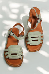 Sandale piele naturala Caleta Verde image 2