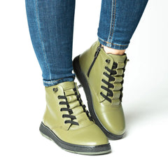 Ghete piele naturala Helsinki Green