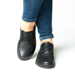 Pantofi casual dama eleganta piele naturala Colin Negru 2025