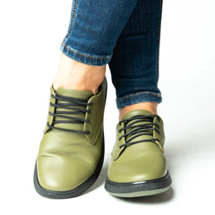 Pantofi casual dama eleganta piele naturala Colin Verde Pistachio 2025