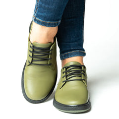 Pantofi casual dama eleganta piele naturala Colin Verde Pistachio 2025