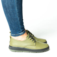 Pantofi casual dama eleganta piele naturala Colin Verde Pistachio 2025