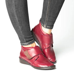 Ghete piele naturala Bordo Pellaro