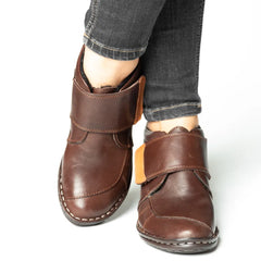 Ghete piele naturala Brown Pellaro