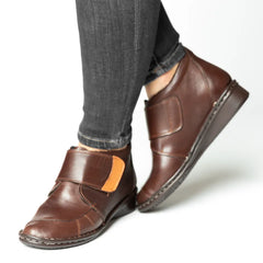 Ghete piele naturala Brown Pellaro