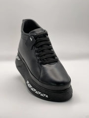 Ghete piele naturala Dare Black