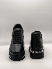 Ghete piele naturala Dare Black