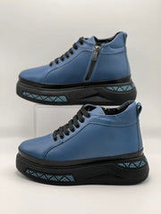 Ghete piele naturala Dare JeansBlue