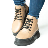 Ghete piele naturala Velora Vision