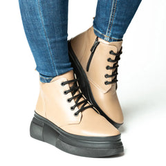 Ghete piele naturala Velora Vision