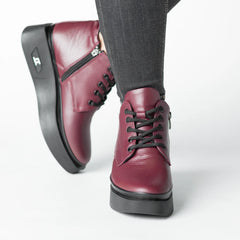 Ghete piele naturala Camora Bordo