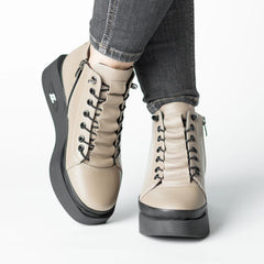 Ghete piele naturala Belora Vision