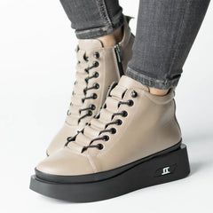 Ghete piele naturala Belora Vision