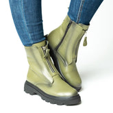 Ghete piele naturala Vilnius Green