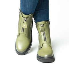 Ghete piele naturala Vilnius Green