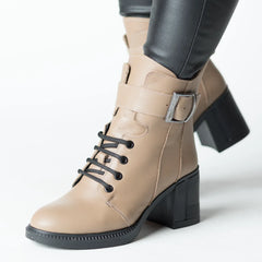 Botine piele naturala Dalmatian Vision