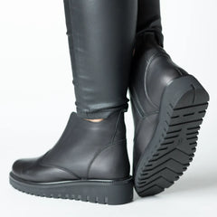 Ghete piele naturala Fornio Black