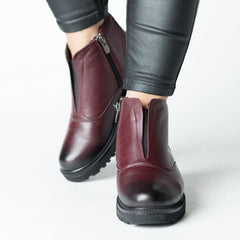 Ghete piele naturala Fornio Bordo