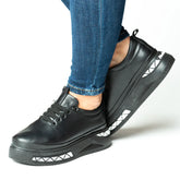 Pantofi casual dama eleganta piele naturala Dublin Negru