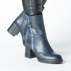 Cizme piele naturala Torino NavyBlue