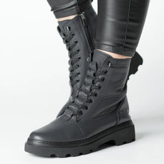 Ghete din piele naturala Bucuresti Black