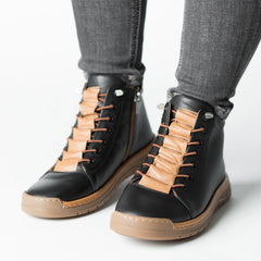 Ghete piele naturala Oslo Black