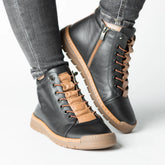 Ghete piele naturala Oslo Black