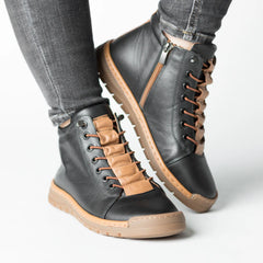 Ghete piele naturala Oslo Black