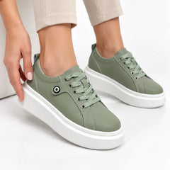 Pantofi piele naturala Namur Mint Green